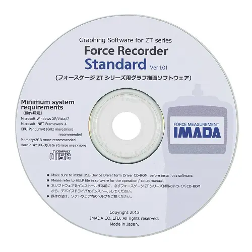 Force Recorder Standard | 荷重測定専門メーカーのイマダ