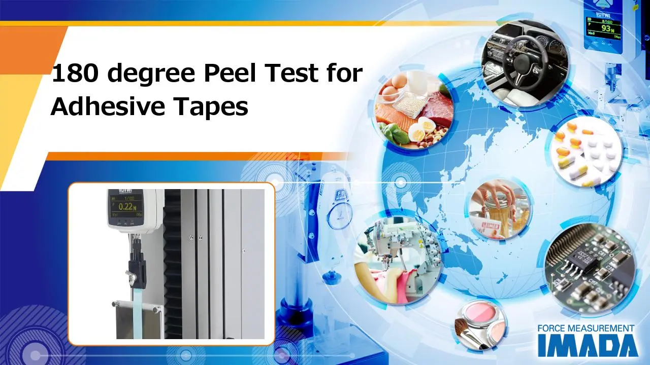 180 degree Peel Test for Adhesive Tapes (Complies with the corresponding part of ISO 29862: 2018)