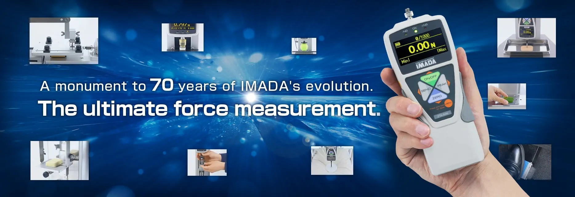 Products(Force tester)  IMADA specializes in force measurement
